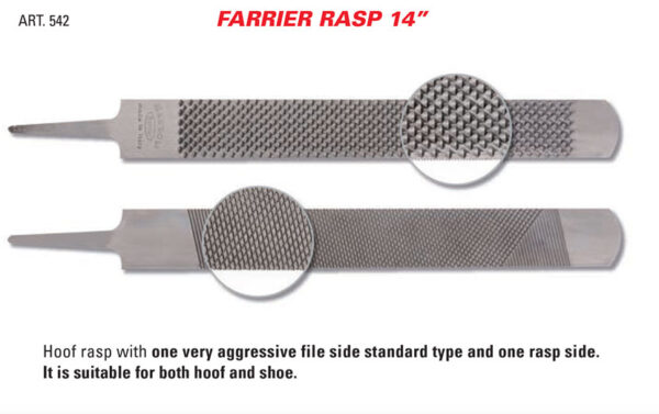 Řašple Bassoli Farrier (45x355mm) - Image 3